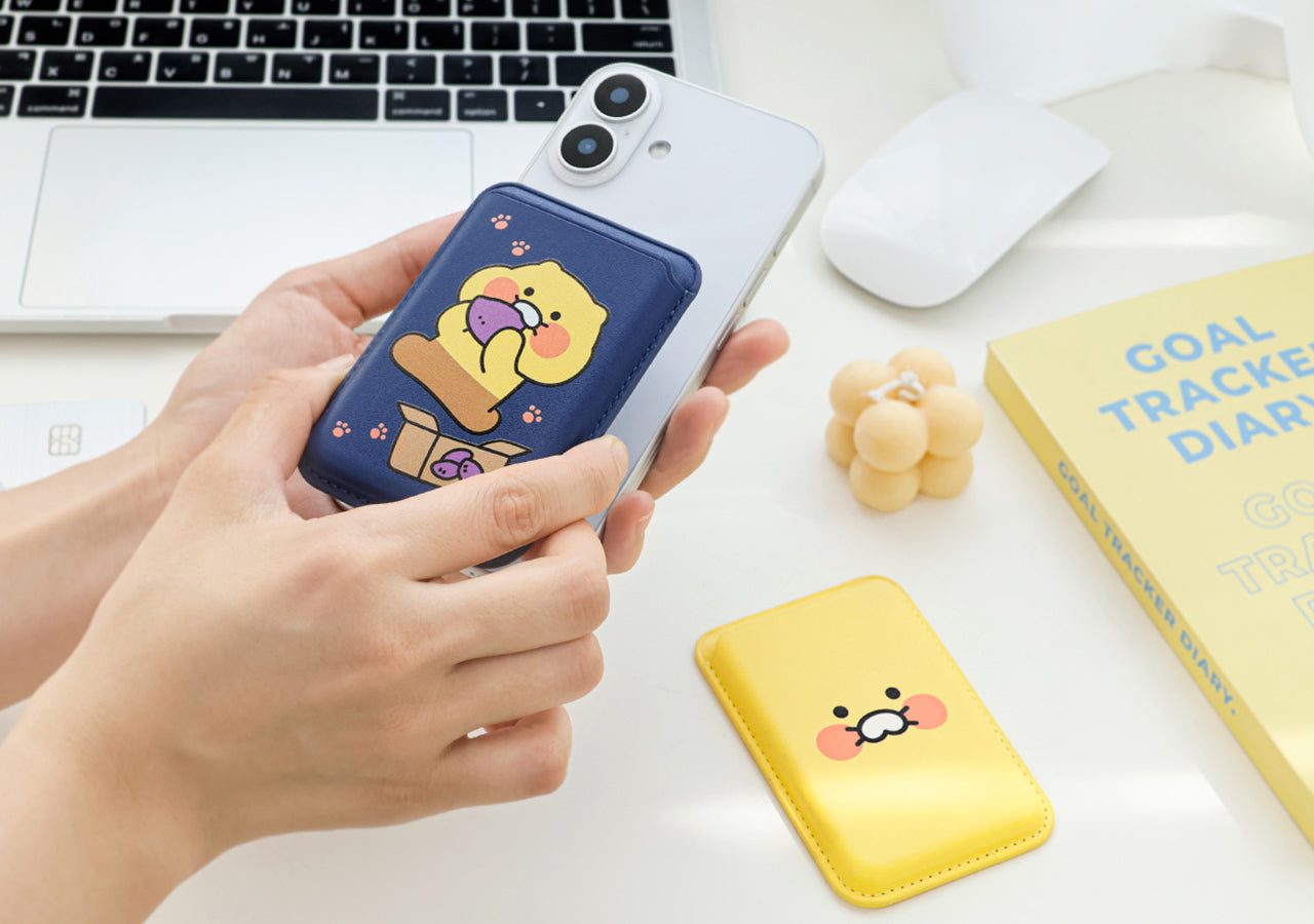 KAKAO FRIENDS - PU Porte-Cartes Jaune Chunsik - Detail 4