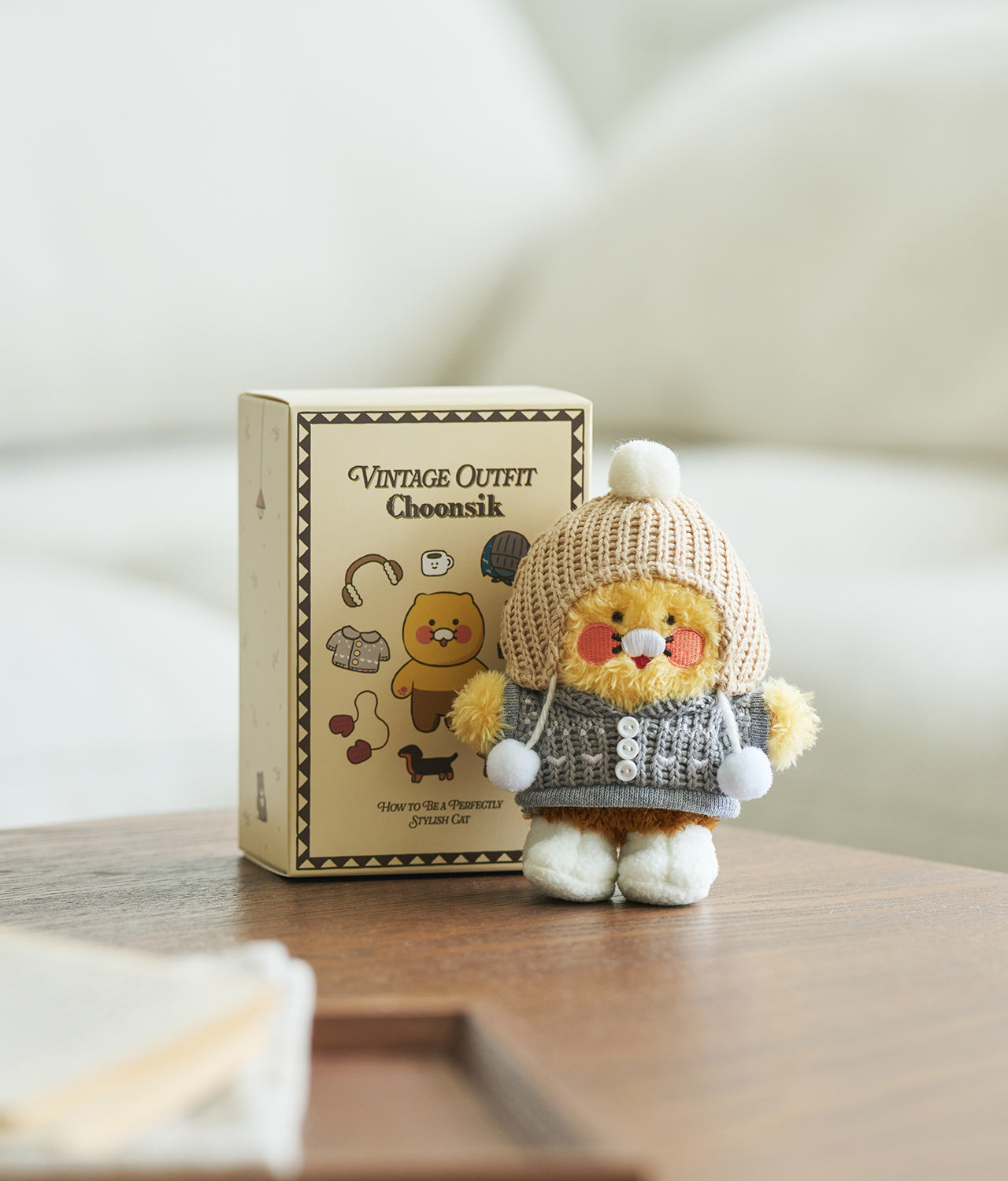 KAKAO FRIENDS - Porte-cles Peluche (5 1) Chunsik - Detail 6