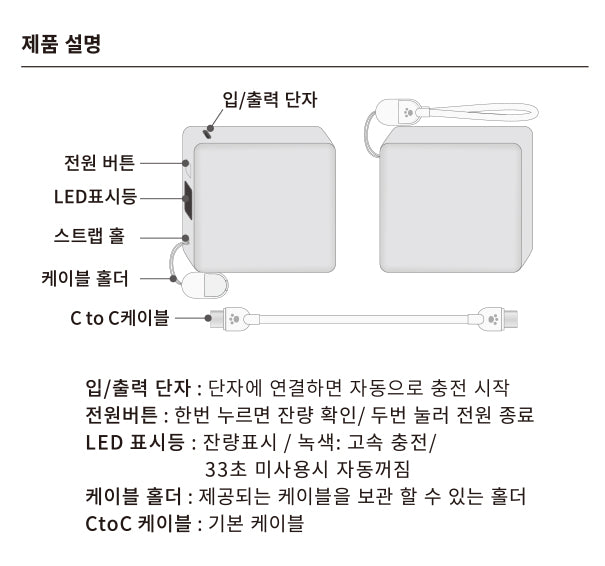 KAKAO FRIENDS - Mini Batterie Externe 10,000 Chunsik - Detail 15