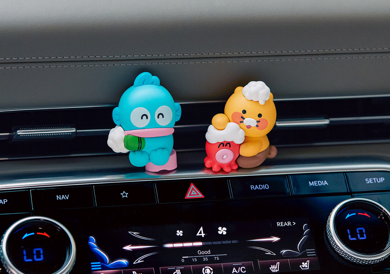 KAKAO FRIENDS - X Friends Voiture Desodorisant & Figurine Set Chunsik - Detail 4