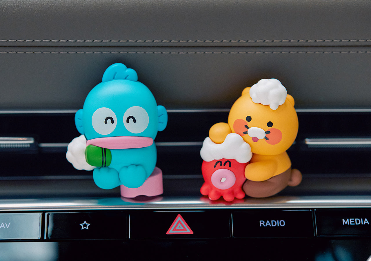 KAKAO FRIENDS - X Friends Voiture Desodorisant & Figurine Set Chunsik - Detail 6