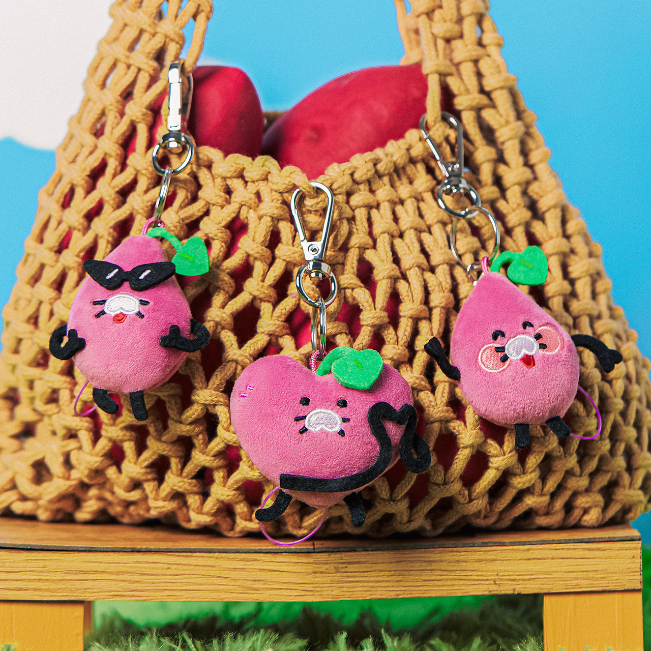 KAKAO FRIENDS - Mini Porte-cles Peluche