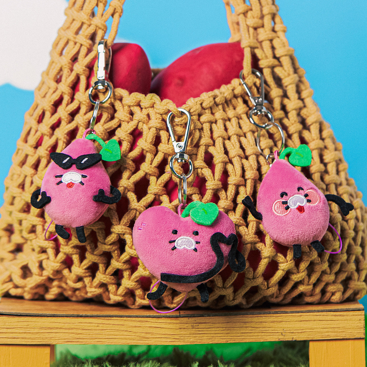 KAKAO FRIENDS - Mini Porte-cles Peluche