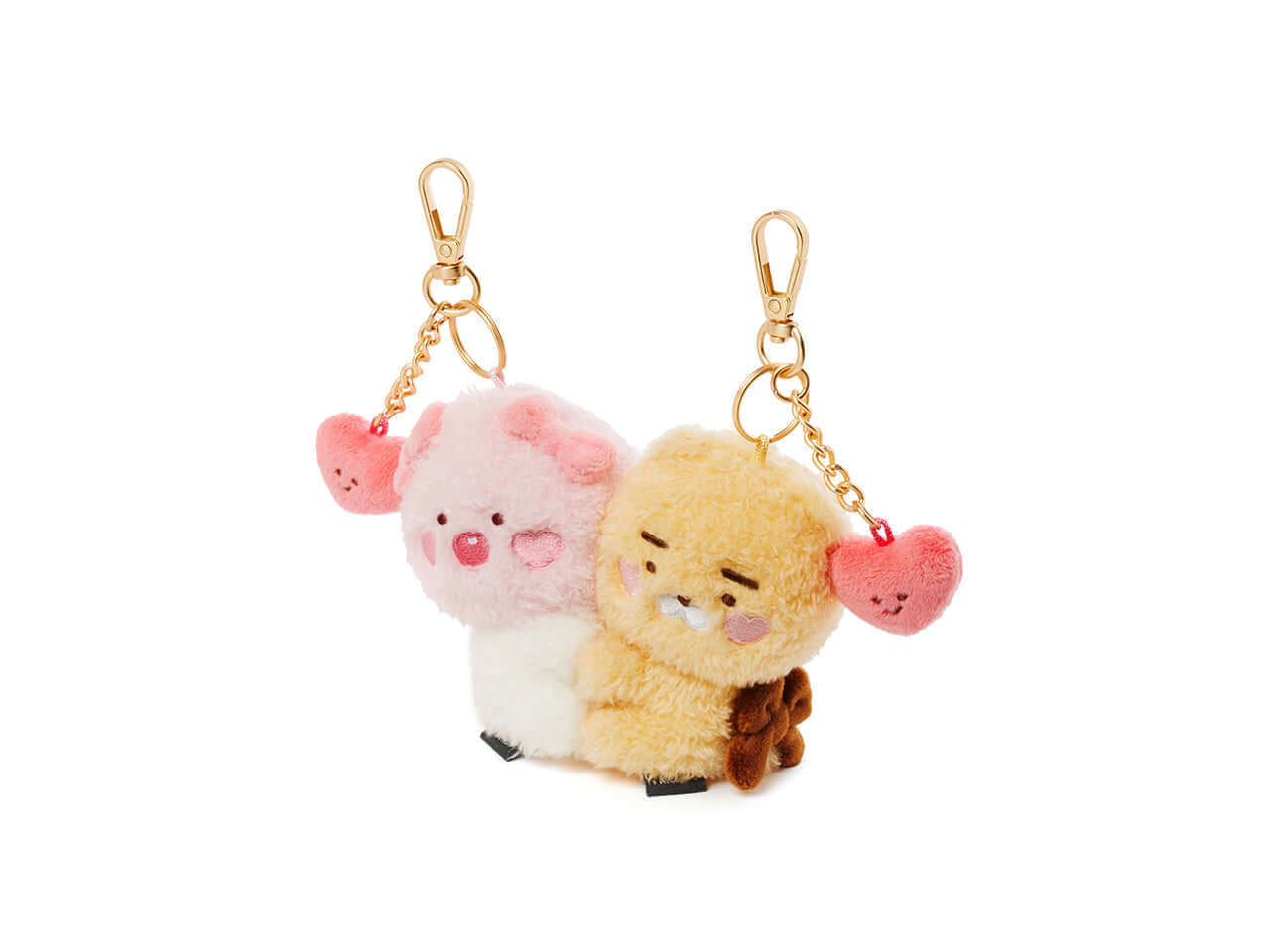 Set Peluche Porte-cles Petit Ryan - Kakao Friends