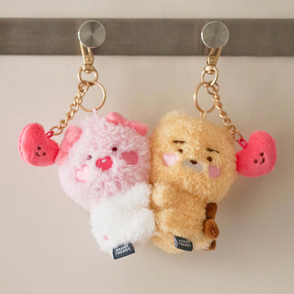 Set Peluche Porte-cles Petit Ryan - Kakao Friends