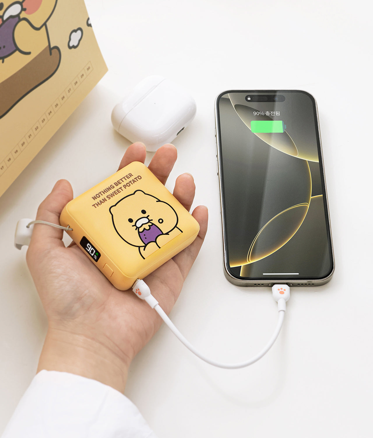 KAKAO FRIENDS - Mini Batterie Externe 10,000 Chunsik - Detail 5