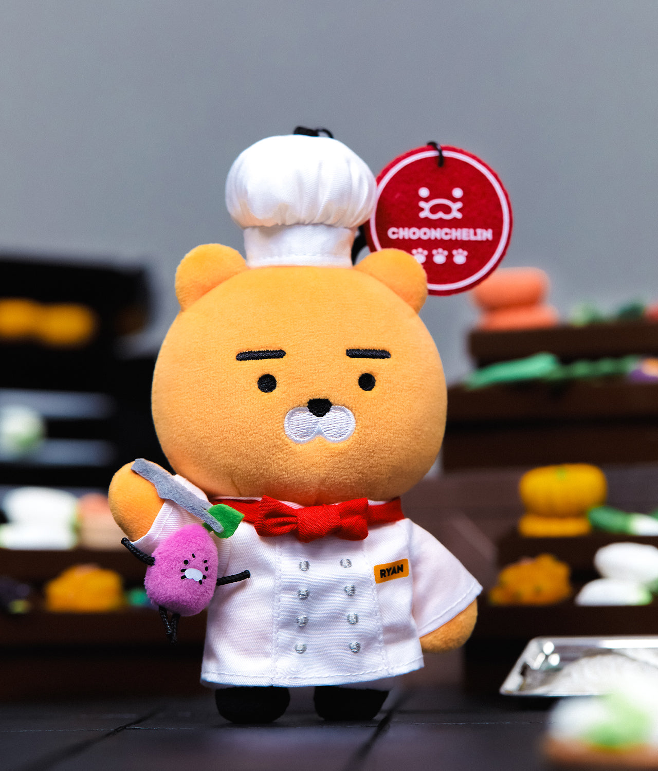 KAKAO FRIENDS - XFriends PeluchePorte-cles Couverts Ryan - Detail 4