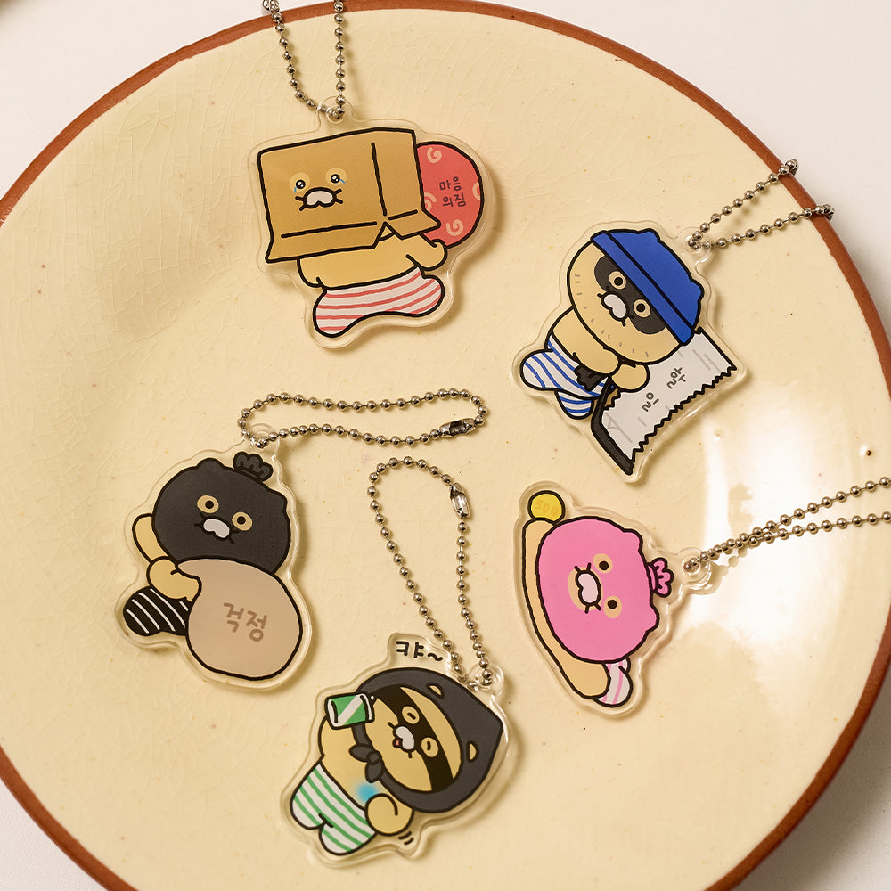KAKAO FRIENDS - Acrylique Porte-cles(5 1) Chunsik