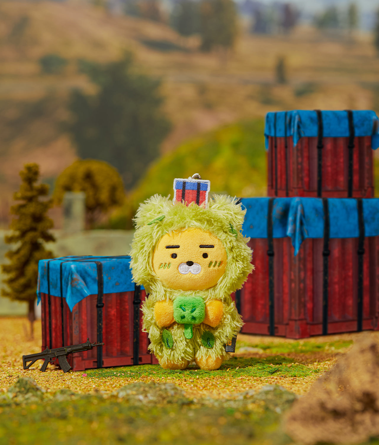 KAKAO FRIENDS - XFriends Porte-cles Peluche Ryan - Detail 5