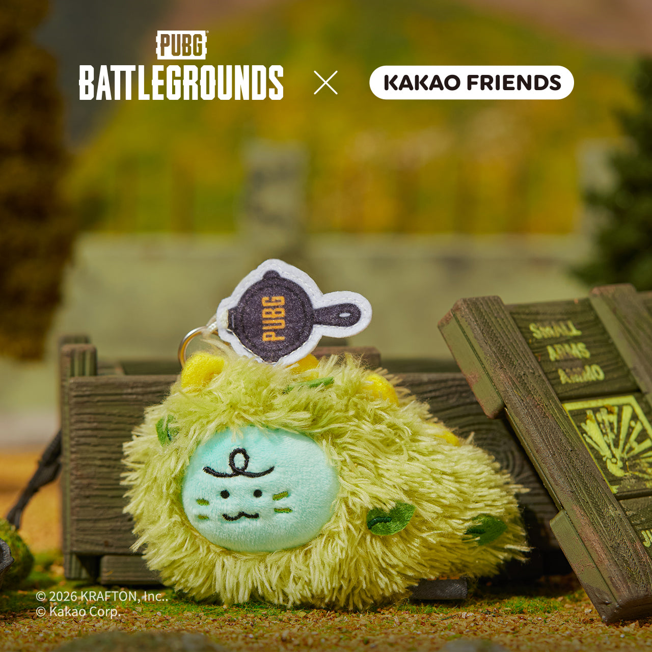KAKAO FRIENDS - XFriends Porte-cles Peluche Jordy