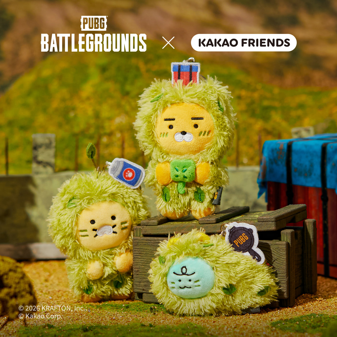 KAKAO FRIENDS - XFriends Porte-cles Peluche Jordy