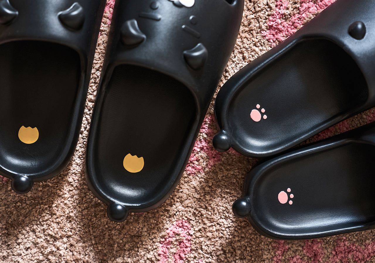 KAKAO FRIENDS - Noir Pantoufles Femme Chunsik - Detail 8