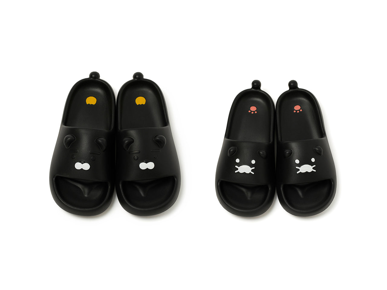 KAKAO FRIENDS - Noir Pantoufles Femme Chunsik - Detail 14