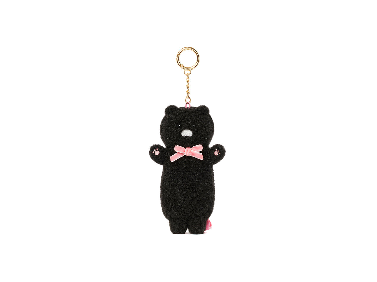 KAKAO FRIENDS - Noir Peluche Baume Levres Porte-cles Chunsik - Detail 8