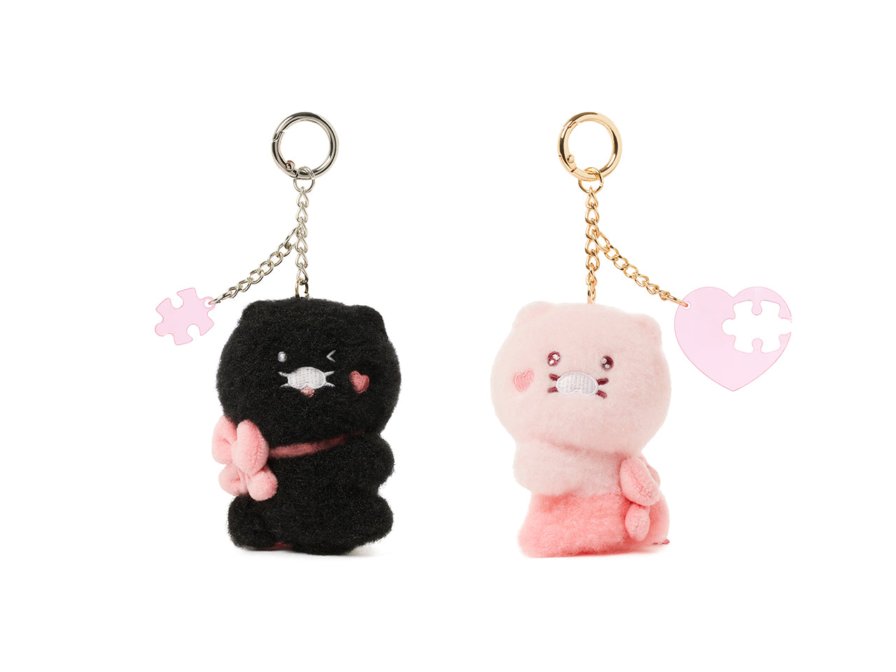 KAKAO FRIENDS - Noir Aimant Porte-cles Peluche Set Chunsik - Detail 13