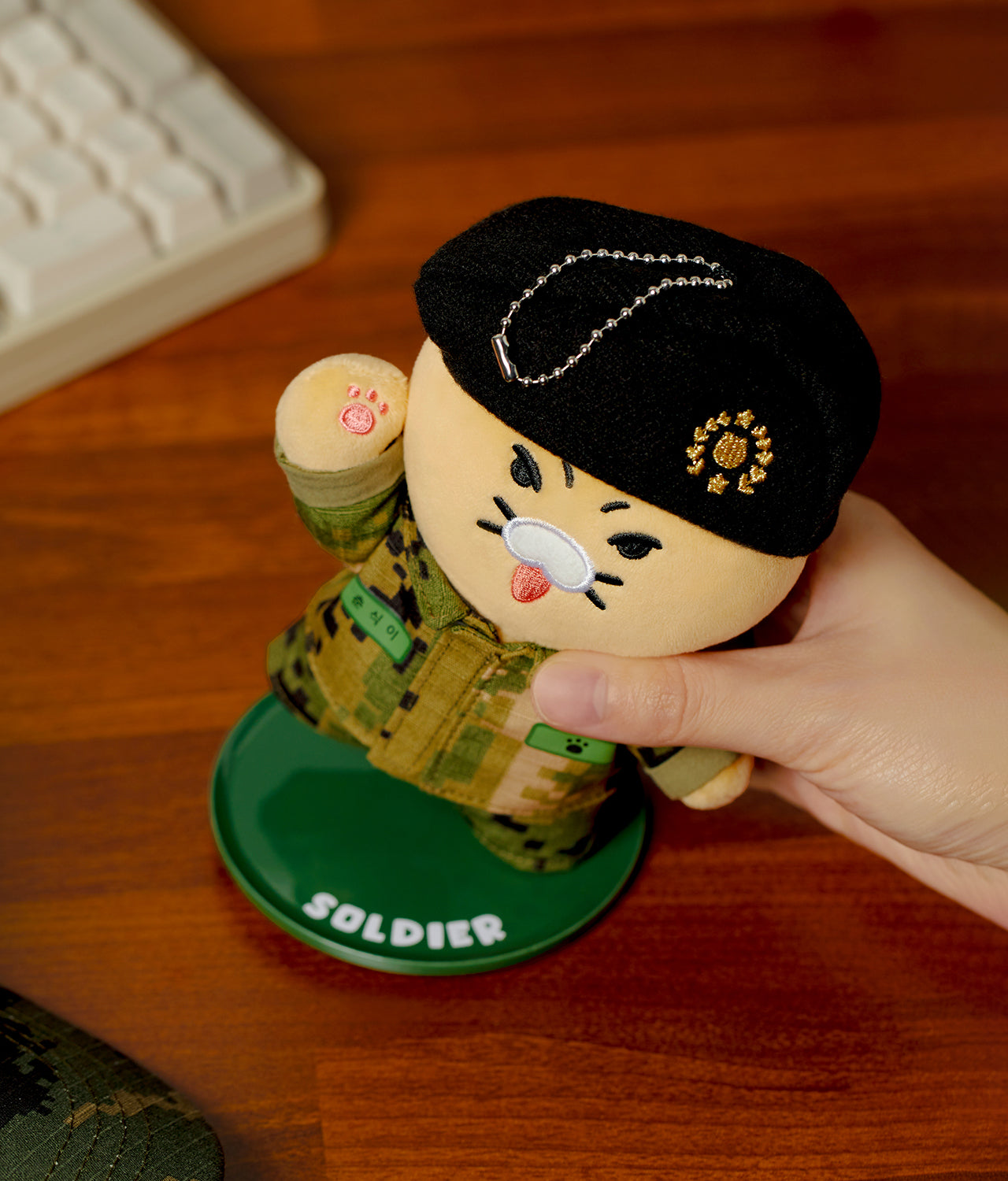 KAKAO FRIENDS - Porte-cles Peluche Chunsik - Detail 4