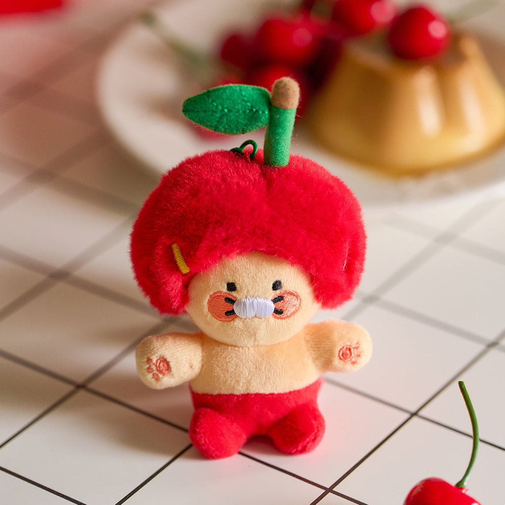 KAKAO FRIENDS - Rouge Porte-cles Peluche Chunsik