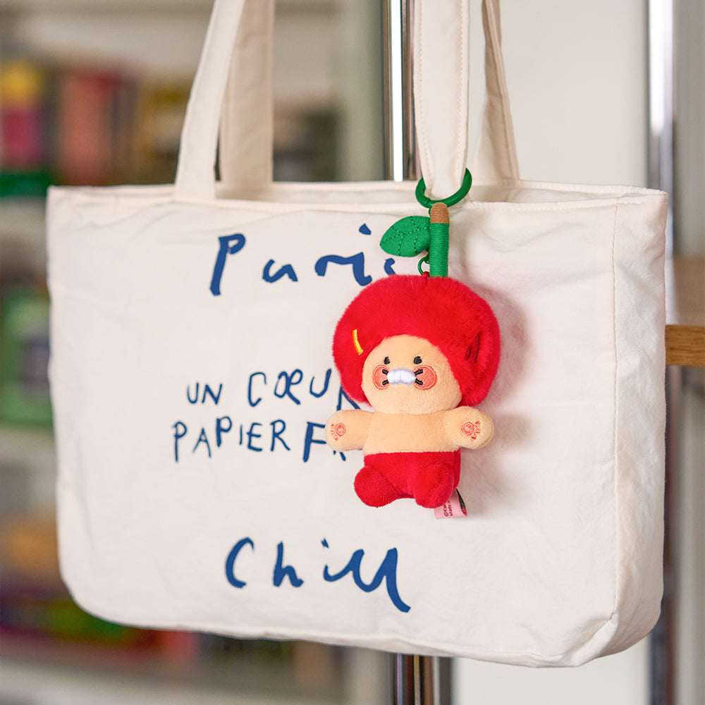 KAKAO FRIENDS - Rouge Porte-cles Peluche Chunsik