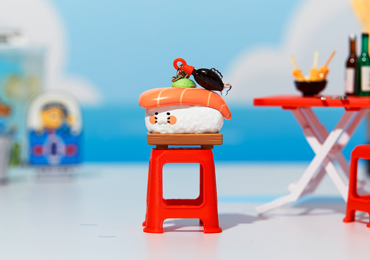 KAKAO FRIENDS - Figurine Porte-cles Chunsik - Detail 4
