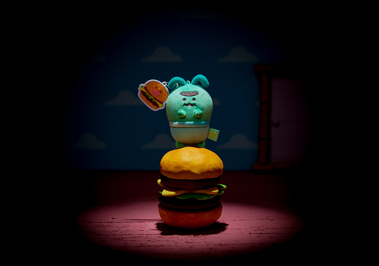 KAKAO FRIENDS - SpongeBobXFriends Baby Porte-cles Peluche Jordy - Detail 4