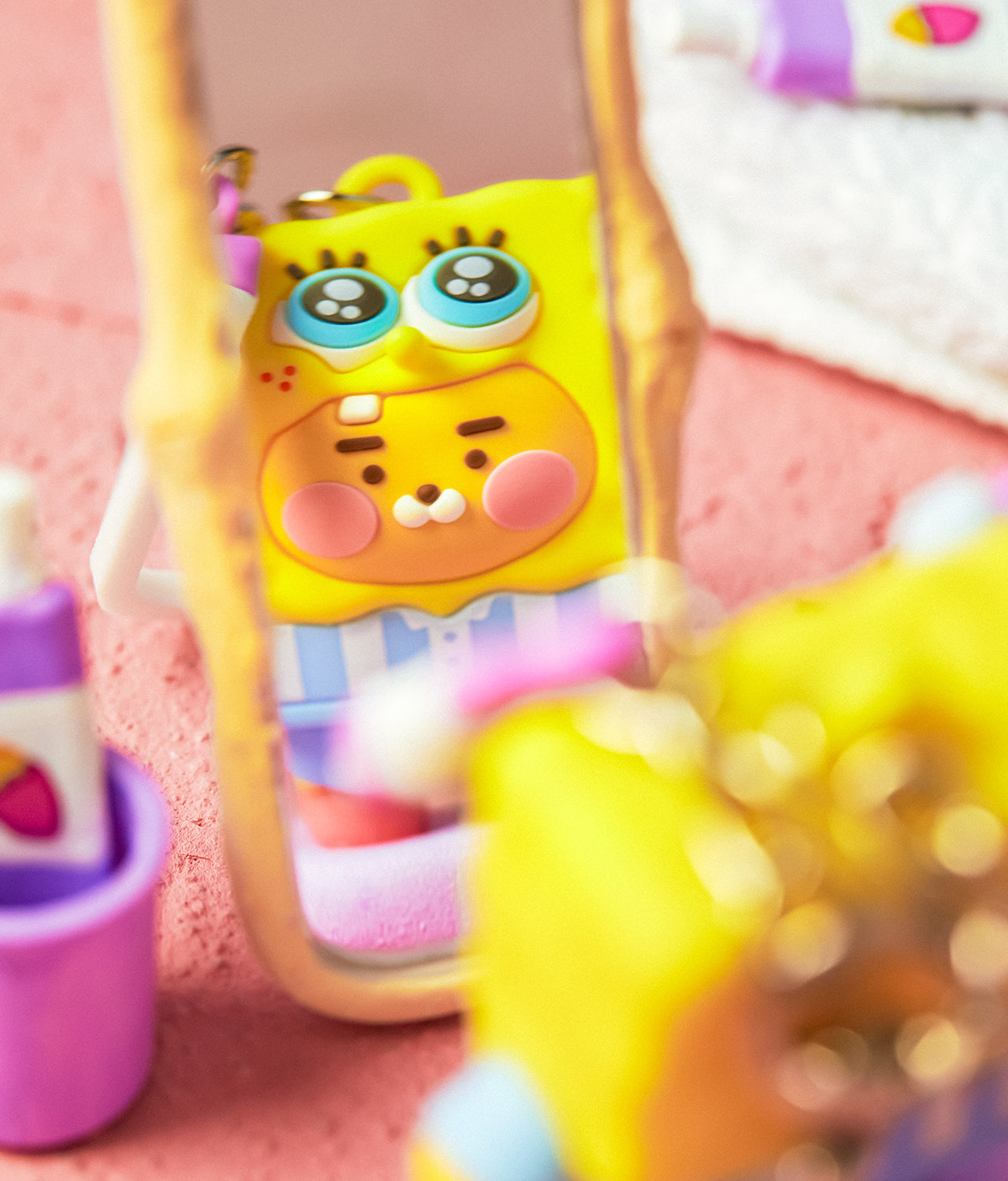 KAKAO FRIENDS - SpongeBobXFriends Baby SpongeBob Figurine Porte-cles Little Ryan - Detail 6