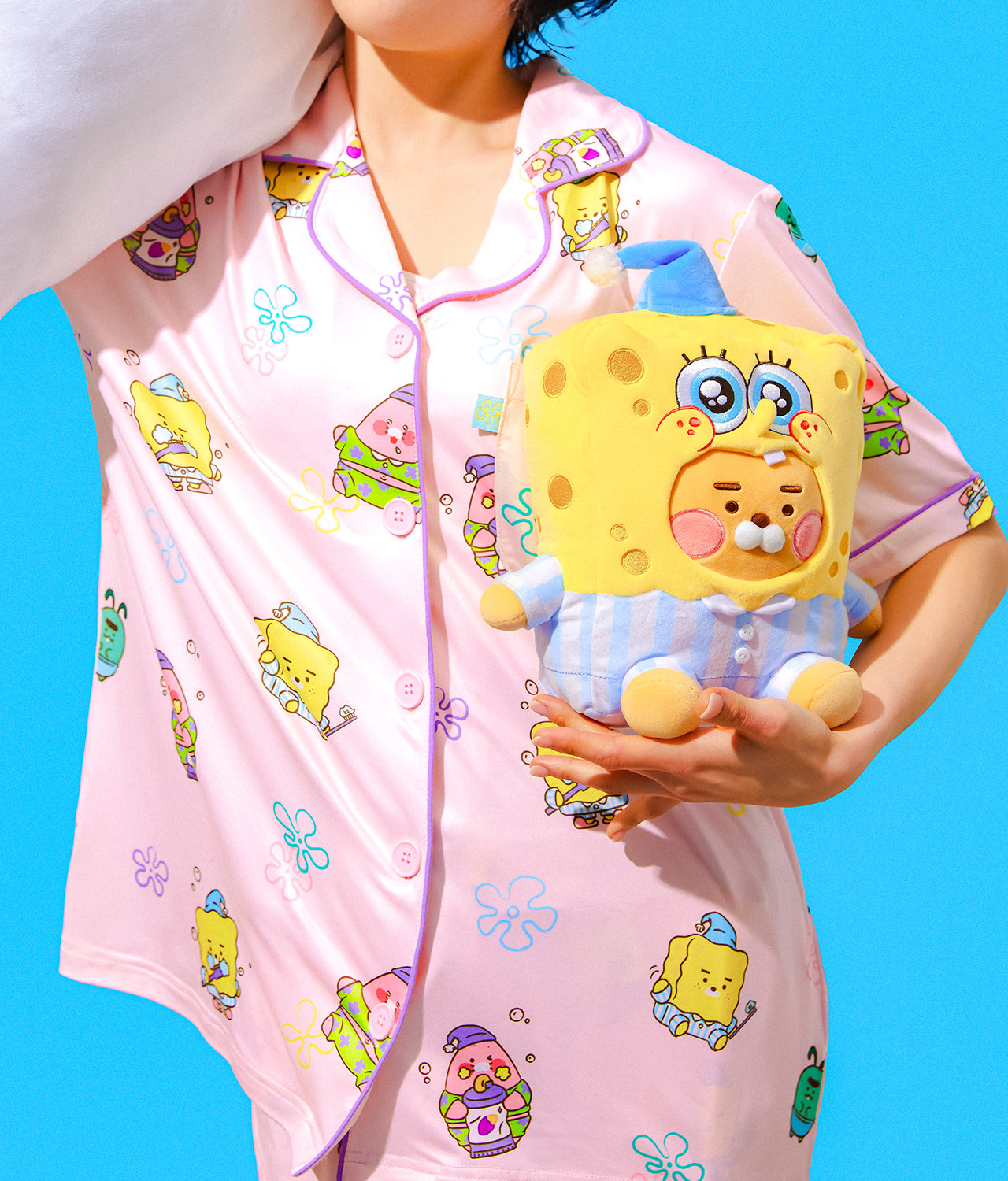 KAKAO FRIENDS - SpongeBobXFriends Femme Pyjama Friends - Detail 8