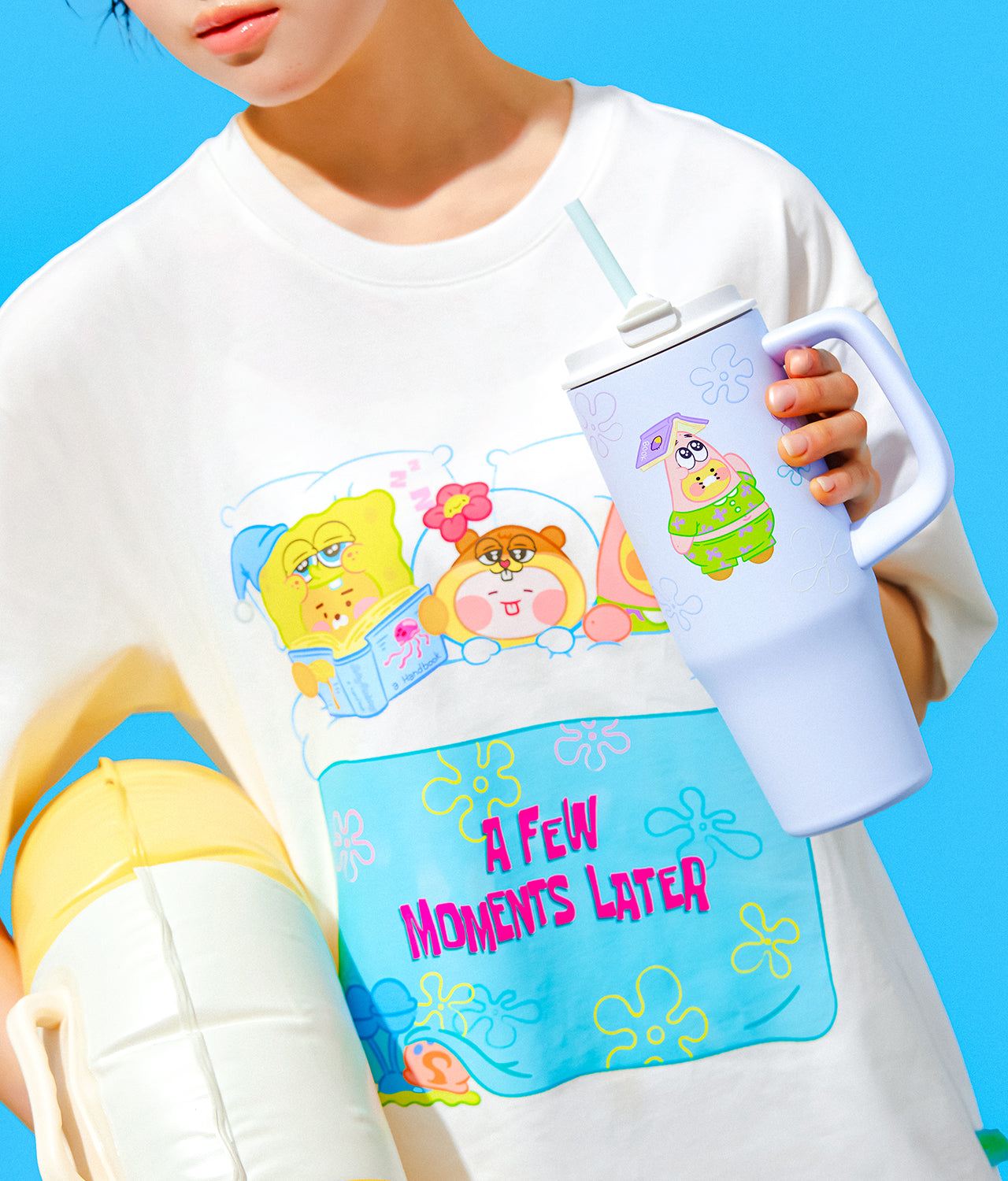 KAKAO FRIENDS - SpongeBobXFriends Tumbler Little Apeach&Baby Chunsik - Detail 8