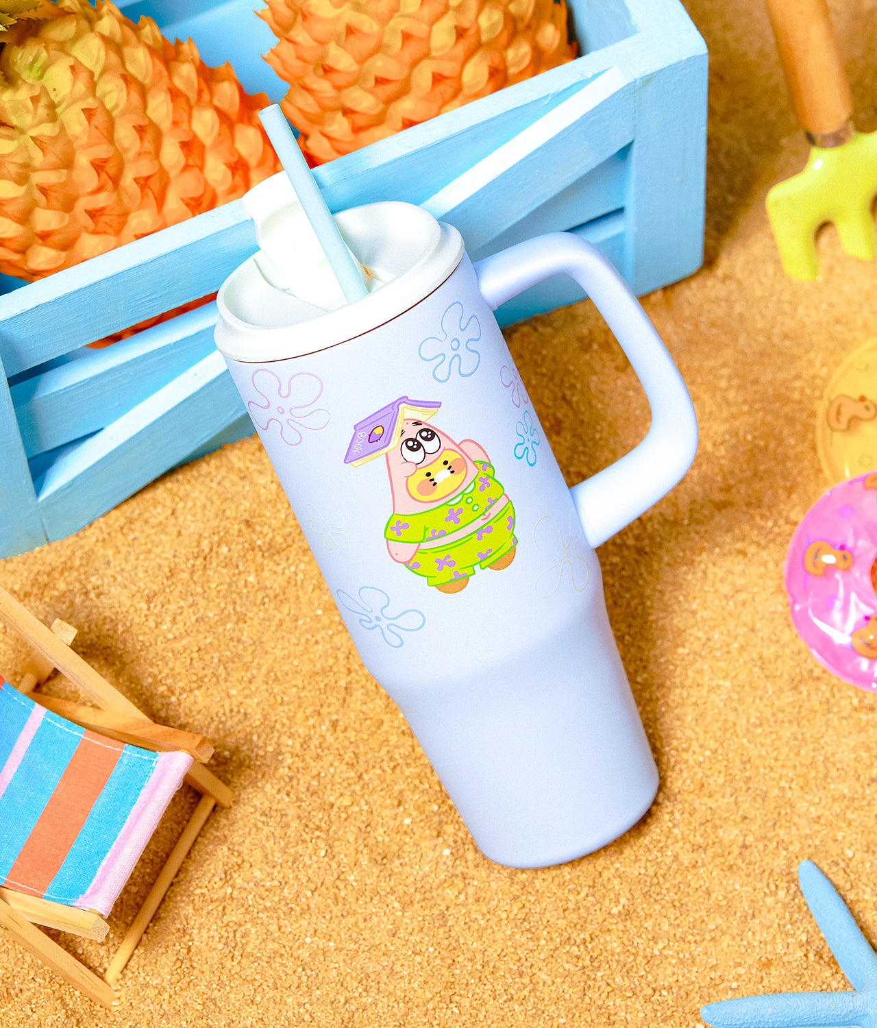 KAKAO FRIENDS - SpongeBobXFriends Tumbler Little Apeach&Baby Chunsik - Detail 3