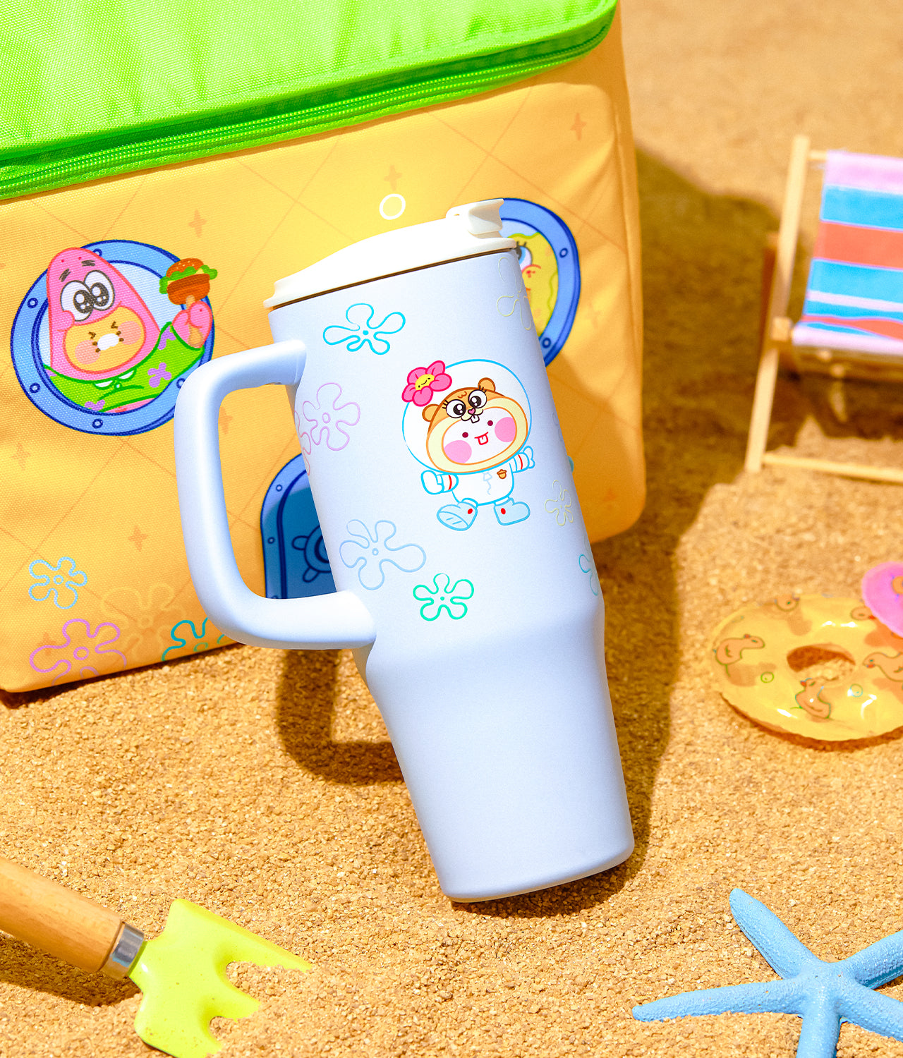 KAKAO FRIENDS - SpongeBobXFriends Tumbler Little Apeach&Baby Chunsik - Detail 4