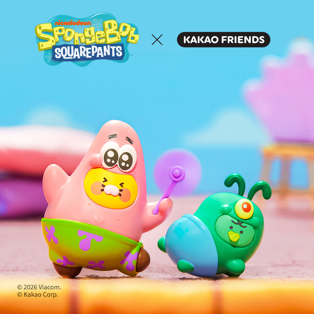 KAKAO FRIENDS - SpongeBobXFriends Desodorisant&Figurine Set Baby Chunsik&Jordy