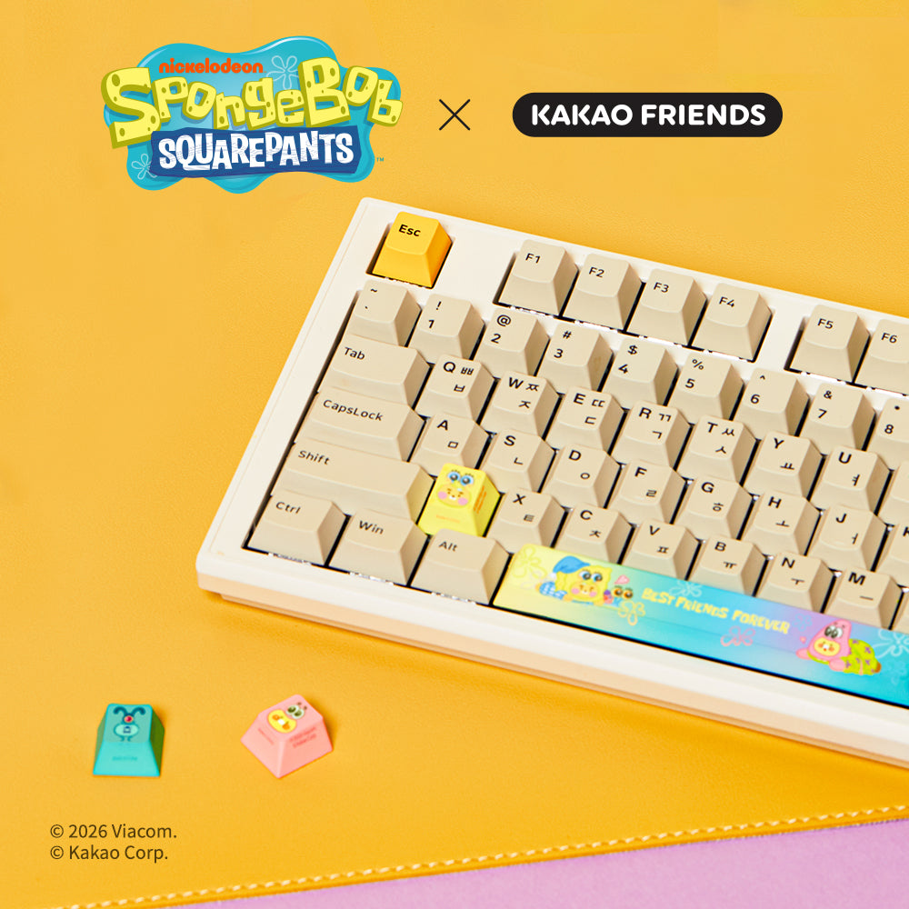 KAKAO FRIENDS - SpongeBobXFriends Casquette 4 Set Friends