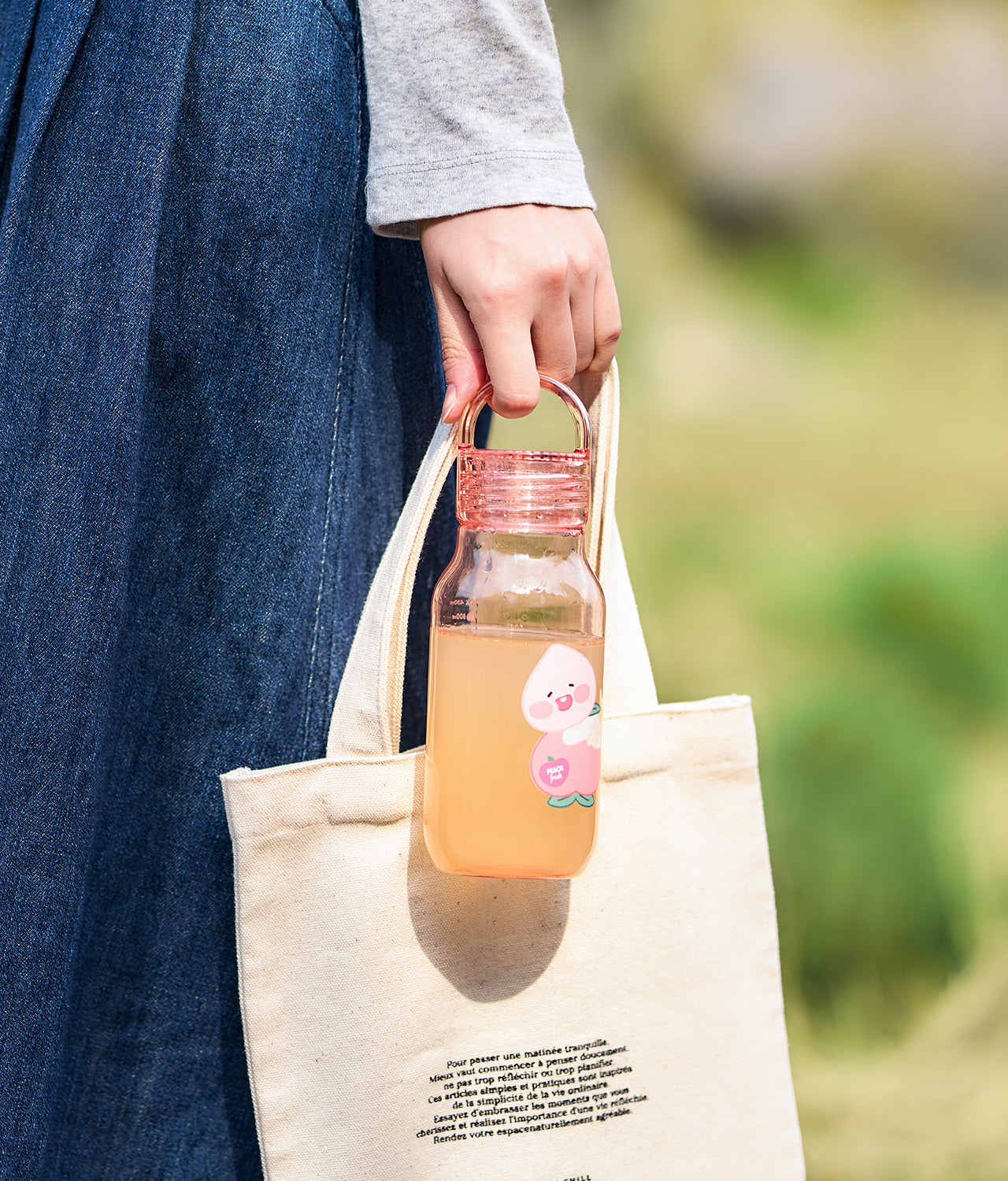 KAKAO FRIENDS - Peach Peach TransparentBouteille Little Apeach - Detail 5