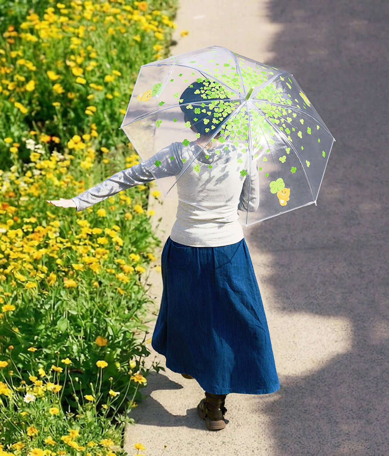 Parapluie Transparent Petit Ryan - Kakao Friends