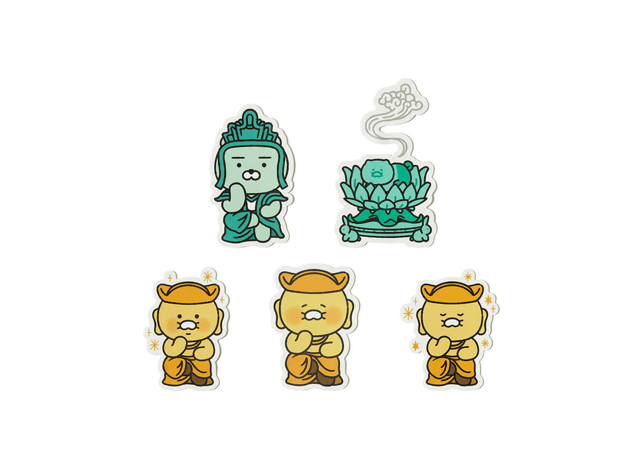 Set Stickers Deco Chunsik - Kakao Friends