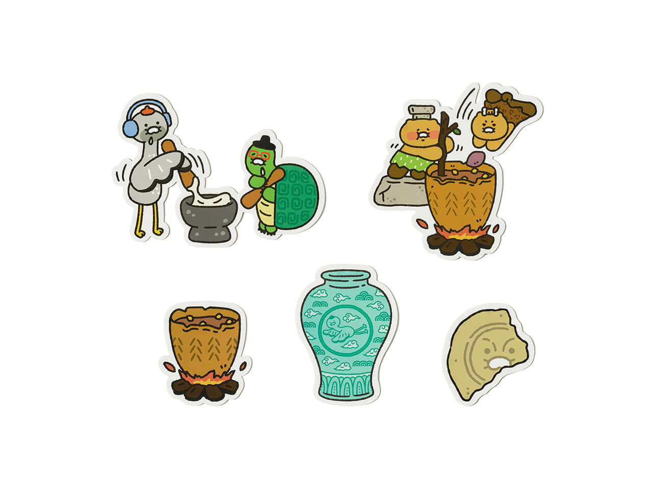 Set Stickers Deco Chunsik - Kakao Friends