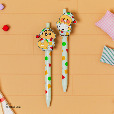 Stylos Gel Lot de 2 Shin-chan X Friends Chunsik - Kakao Friends
