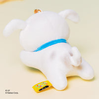 Peluche Porte-Clés Enrouleur Shin-chan X Friends Shiro Chunsik - Kakao Friends - visuel 2