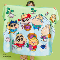 Grand Plaid Polaire Shin-chan X Friends - Kakao Friends - visuel 1