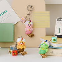 Porte-Clés Figurine LED Keycap Lampe Magique Sérénité Chunsik - Kakao Friends - visuel 3