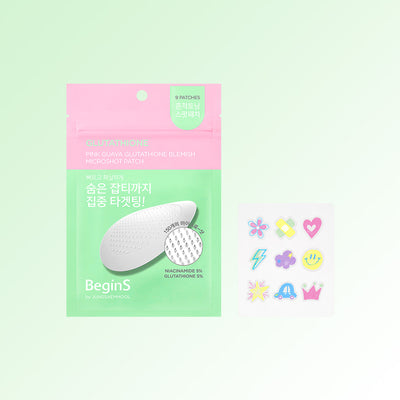 JUNG SAEM MOOL BeginS Pink Guava Glutathione Blemish Microshot Patch