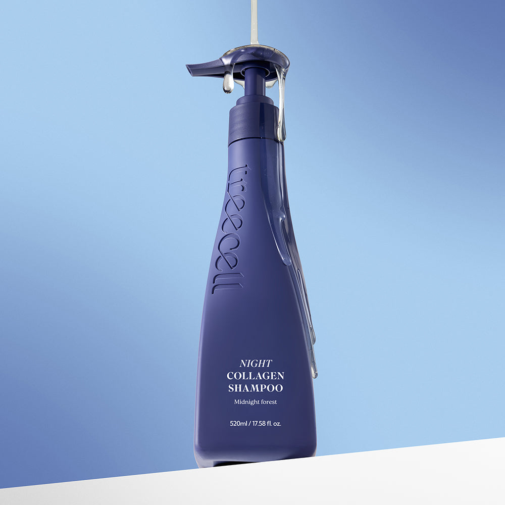TREECELL Night Collagen Shampoo Midnight Forest 520ml - shampoing coréen
