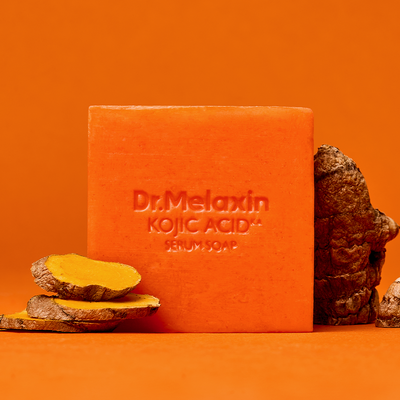 DR.MELAXIN Kojic Acid Turmeric Serum Soap