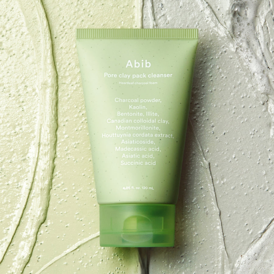 ABIB Pore Clay Pack Cleanser Heartleaf Charcoal Pack To Foam