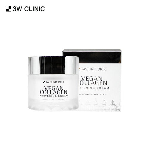 3W CLINIC Dr.K Vegan Collagen Whitening Cream 55g disponible sur Ma petite Coree, ton Eshop 100% K-beauty en direct de Seoul