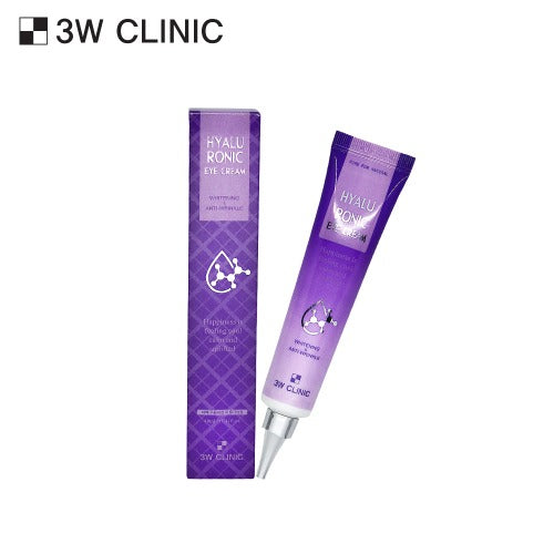 3W CLINIC Hyaluronic Eye Cream 40ml disponible sur Ma petite Coree, ton Eshop 100% K-beauty en direct de Seoul