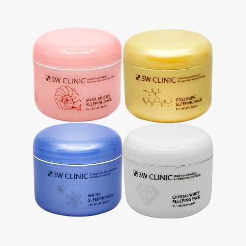 3W CLINIC Sleeping Pack 100ml disponible sur Ma petite Coree, ton Eshop 100% K-beauty en direct de Seoul