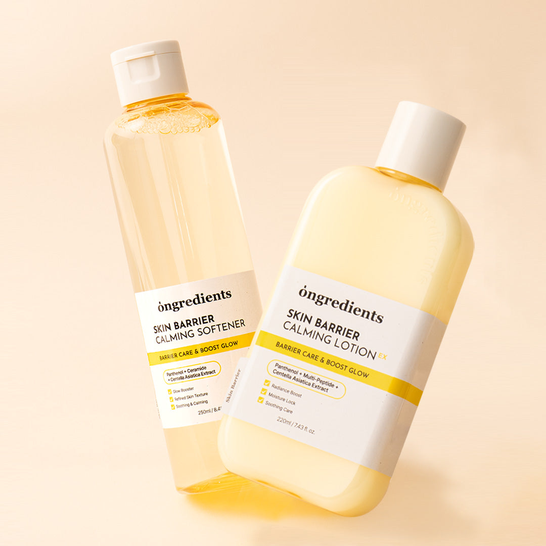 ONGREDIENTS Calming Lotion EX 220ml & Calming Softener 250ml Set - coffret soin coréen