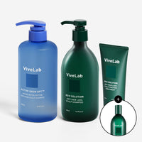 VIVELAB Active Biotin Peptide & Revi Solution Shampoo Set - coffret cheveux coréen