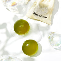 ONGREDIENTS Jeju Green Tea Cleansing Ball - savon visage coréen, vue 2