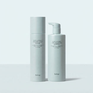 SOLEP Hair Root Aquapik Scalp Scaler & Core Balancing Shampoo Set